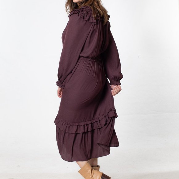 ⭐️CURRENT AIR DRESS WITH RUFFLE TRIM - Picture 3 of 6